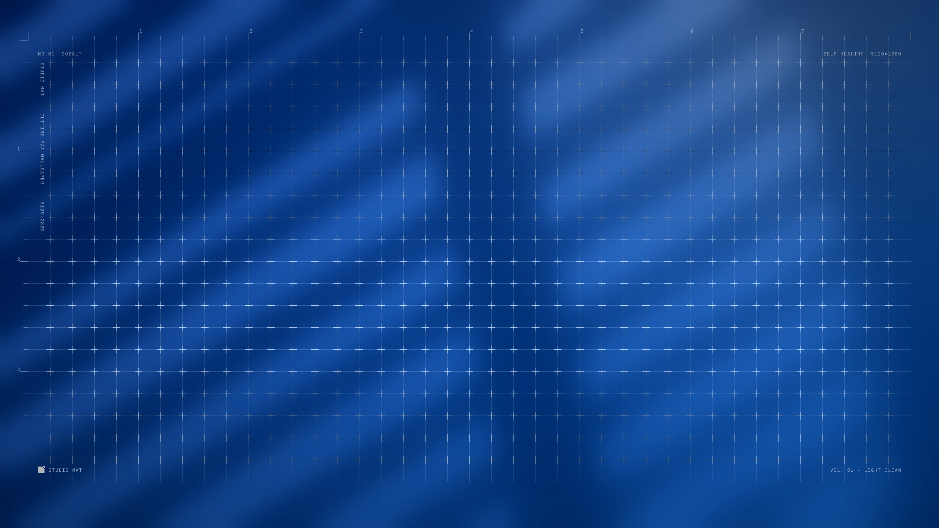 Cobalt cutting mat wallpaper